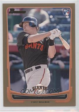 2012 Bowman - [Base] - Gold Border #198 - Brett Pill