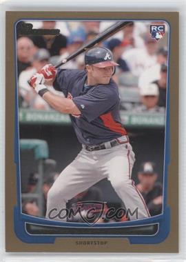 2012 Bowman - [Base] - Gold Border #202 - Tyler Pastornicky