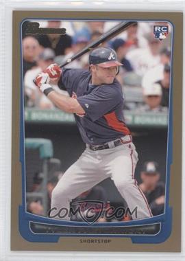 2012 Bowman - [Base] - Gold Border #202 - Tyler Pastornicky