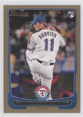 2012 Bowman - [Base] - Gold Border #209 - Yu Darvish