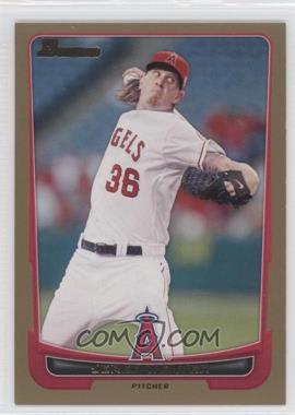 2012 Bowman - [Base] - Gold Border #3 - Jered Weaver