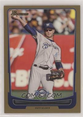 2012 Bowman - [Base] - Gold Border #32 - Ryan Braun