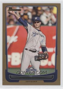 2012 Bowman - [Base] - Gold Border #32 - Ryan Braun