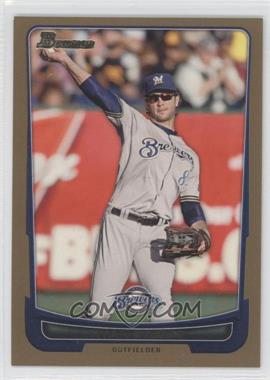 2012 Bowman - [Base] - Gold Border #32 - Ryan Braun