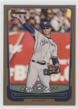 2012 Bowman - [Base] - Gold Border #32 - Ryan Braun