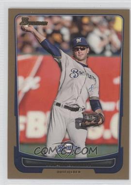 2012 Bowman - [Base] - Gold Border #32 - Ryan Braun