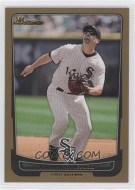 2012 Bowman - [Base] - Gold Border #38 - Paul Konerko