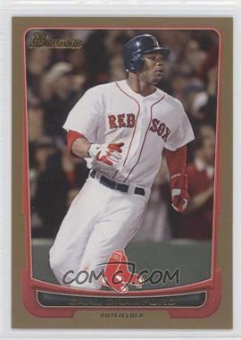 2012 Bowman - [Base] - Gold Border #39 - Carl Crawford