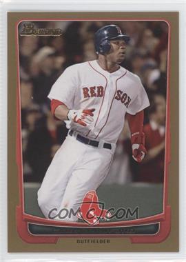 2012 Bowman - [Base] - Gold Border #39 - Carl Crawford