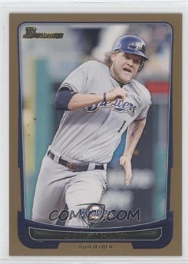 2012 Bowman - [Base] - Gold Border #4 - Corey Hart