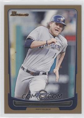 2012 Bowman - [Base] - Gold Border #4 - Corey Hart