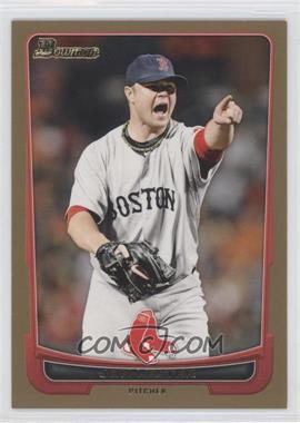 2012 Bowman - [Base] - Gold Border #46 - Jon Lester