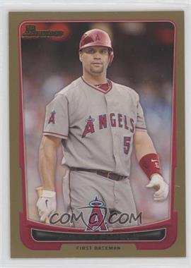 2012 Bowman - [Base] - Gold Border #49 - Albert Pujols