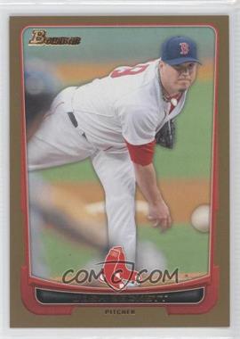 2012 Bowman - [Base] - Gold Border #64 - Josh Beckett