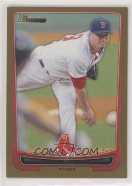 2012 Bowman - [Base] - Gold Border #64 - Josh Beckett