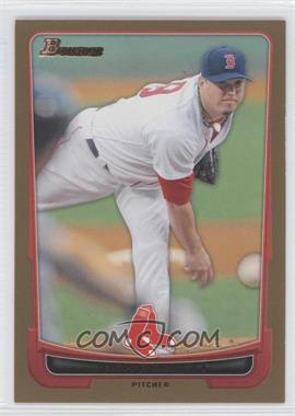 2012 Bowman - [Base] - Gold Border #64 - Josh Beckett