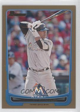 2012 Bowman - [Base] - Gold Border #71 - Hanley Ramirez