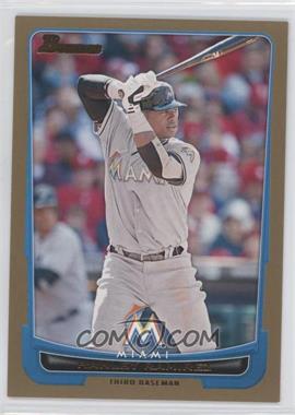 2012 Bowman - [Base] - Gold Border #71 - Hanley Ramirez