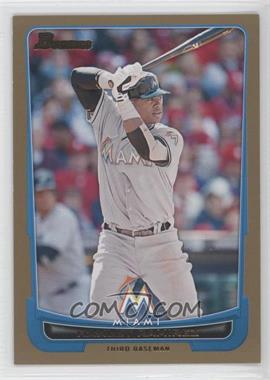 2012 Bowman - [Base] - Gold Border #71 - Hanley Ramirez