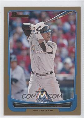 2012 Bowman - [Base] - Gold Border #71 - Hanley Ramirez