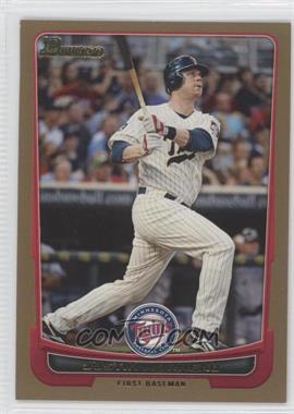 2012 Bowman - [Base] - Gold Border #73 - Justin Morneau