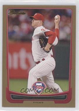 2012 Bowman - [Base] - Gold Border #75 - Roy Halladay