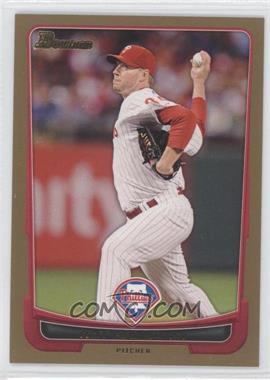 2012 Bowman - [Base] - Gold Border #75 - Roy Halladay