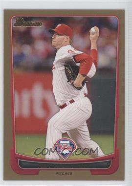 2012 Bowman - [Base] - Gold Border #75 - Roy Halladay