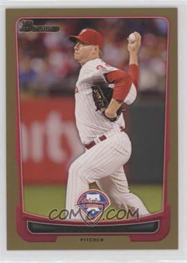 2012 Bowman - [Base] - Gold Border #75 - Roy Halladay