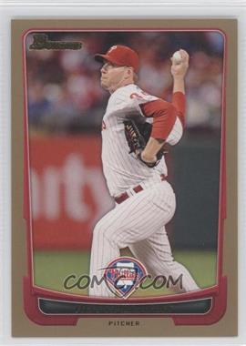 2012 Bowman - [Base] - Gold Border #75 - Roy Halladay