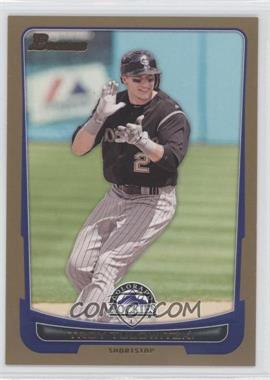 2012 Bowman - [Base] - Gold Border #85 - Troy Tulowitzki