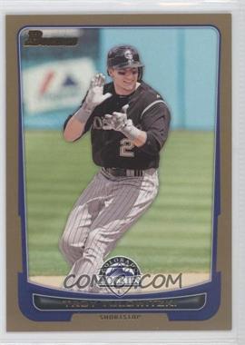 2012 Bowman - [Base] - Gold Border #85 - Troy Tulowitzki