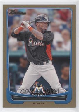 2012 Bowman - [Base] - Gold Border #96 - Jose Reyes