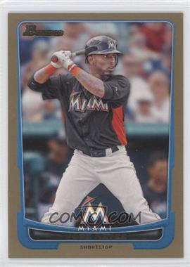 2012 Bowman - [Base] - Gold Border #96 - Jose Reyes