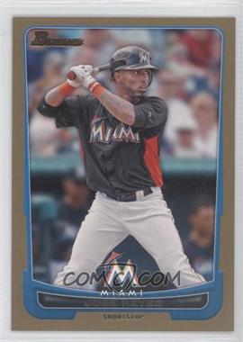 2012 Bowman - [Base] - Gold Border #96 - Jose Reyes