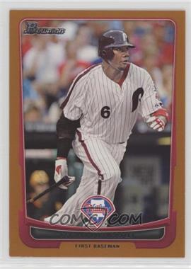 2012 Bowman - [Base] - Orange Border #129 - Ryan Howard /250 [Noted]