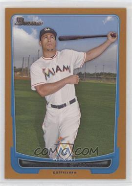 2012 Bowman - [Base] - Orange Border #152 - Giancarlo Stanton /250