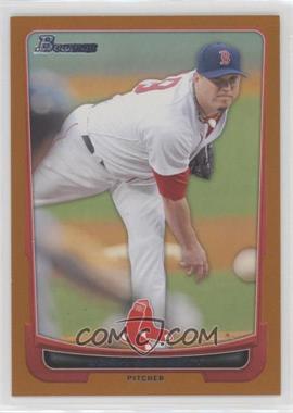 2012 Bowman - [Base] - Orange Border #64 - Josh Beckett /250