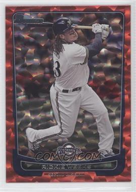 2012 Bowman - [Base] - Red Ice #148 - Rickie Weeks /25