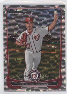 2012 Bowman - [Base] - Silver Ice #133 - Gio Gonzalez