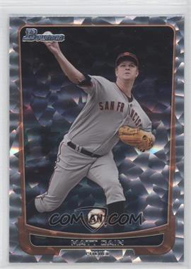 2012 Bowman - [Base] - Silver Ice #90 - Matt Cain