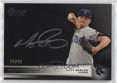 2012 Bowman - Bowman Black Collection Autographs #BBC-MB - Matt Barnes /25