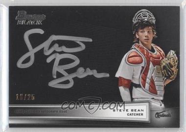 2012 Bowman - Bowman Black Collection Autographs #BBC-SB - Steve Bean /25