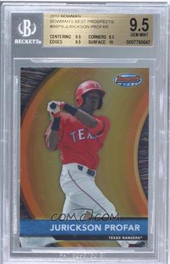 2012 Bowman - Bowman's Best Prospects #BBP9 - Jurickson Profar [BGS 9.5 GEM MINT]