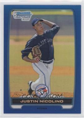 2012 Bowman - Chrome Prospects - Blue Refractor #BCP1 - Justin Nicolino /250