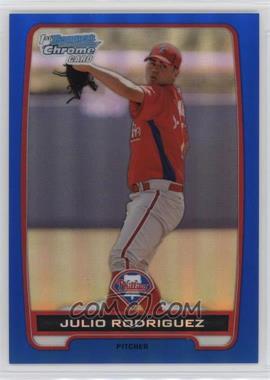 2012 Bowman - Chrome Prospects - Blue Refractor #BCP101 - Julio Rodriguez /250