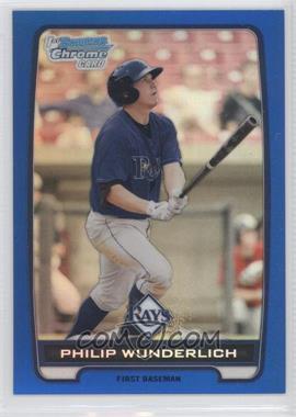 2012 Bowman - Chrome Prospects - Blue Refractor #BCP11 - Philip Wunderlich /250