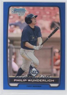 2012 Bowman - Chrome Prospects - Blue Refractor #BCP11 - Philip Wunderlich /250