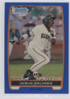 2012 Bowman - Chrome Prospects - Blue Refractor #BCP16 - Jesus Galindo /250