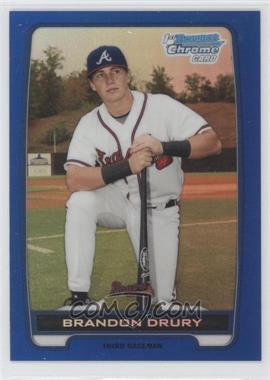 2012 Bowman - Chrome Prospects - Blue Refractor #BCP18 - Brandon Drury /250